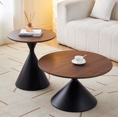 Office Round Nesting Coffee Table – Modern Design image 5
