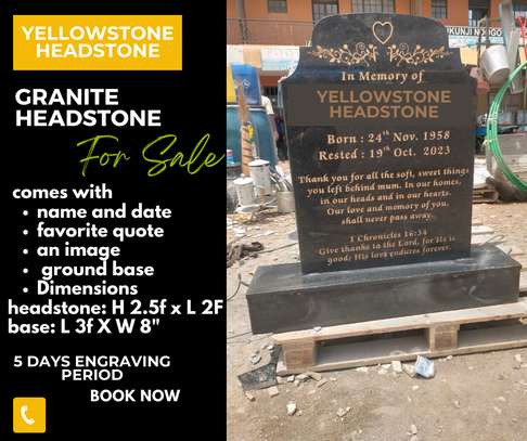 Honor Your Loved Ones with Granite Headstones with Bases image 3