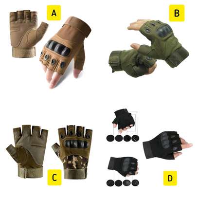 Leather gym/Cycling gloves image 1