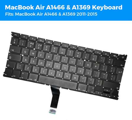 Replacement Keyboard UK Layout for Macbook Air A1466 A1369 image 1