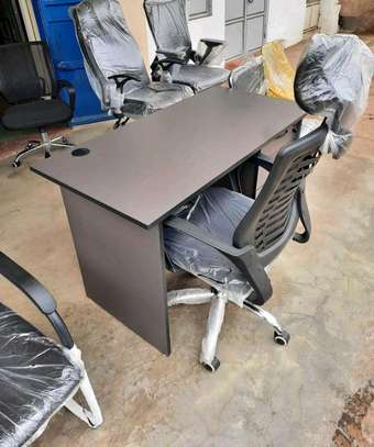 Office desk when a headrest chair image 1