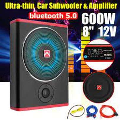 8" 12V 600W Car Under Seat Subwoofer Speaker Stereo image 1