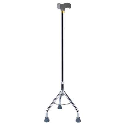 tripod walking stick adjustable height image 1