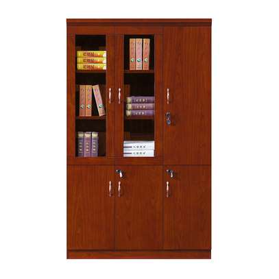 Economical Wooden Office Bookcase and Storage Cabinet image 5