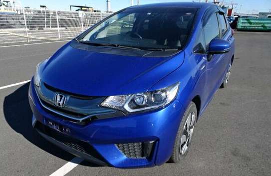 BLUE HYBRID HONDA FIT (MKOPO/HIRE PURCHASE ACCEPTED) image 1
