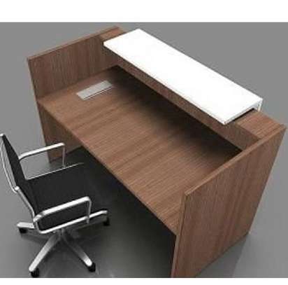 Custom Wooden Reception Desk image 3