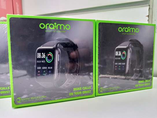 Oraimo Watch 2 Plus 1.69'' LCD Screen BT Call Smart Watch image 2