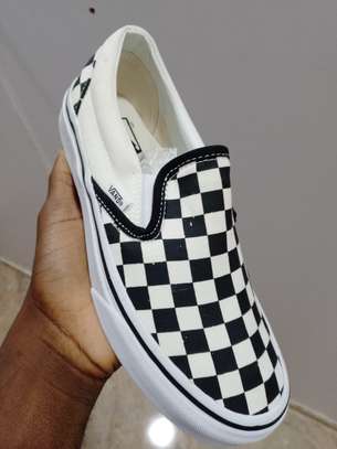 Vans Off the Wall Double sole White Black Shoes image 2