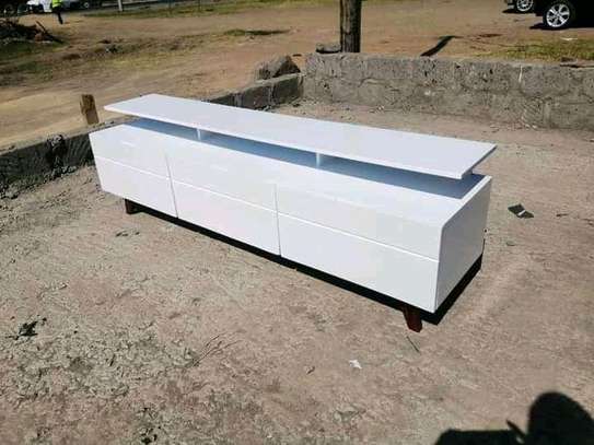 TV stand made by hand wood and good quality material image 2