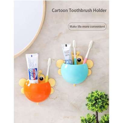 Multipurpose Bee Shape Toothbrush Toothpaste Holders image 1