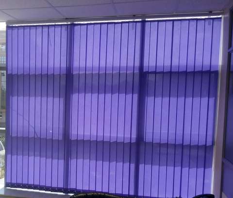 Purple Vertical Office Blinds image 1