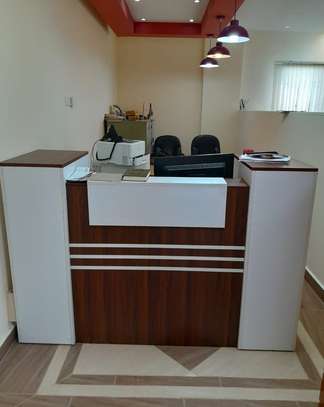 1.8m Wooden Front Office Reception Desk image 2