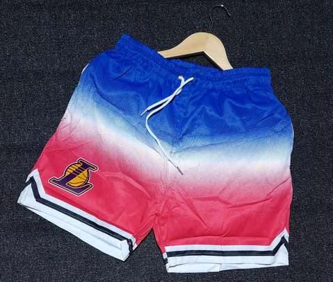 Lakers swim trunks store