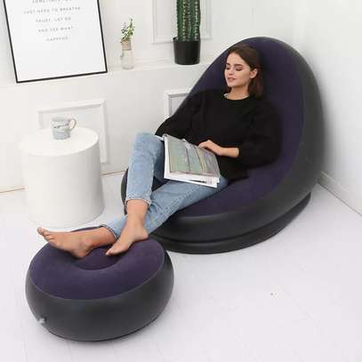 Inflatable Deluxe Lounge Seat  With Electric Pressure pump image 1