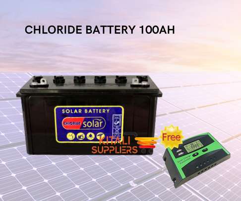 100ah chloride wet battery 10amps controller image 1