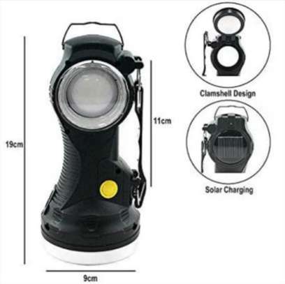 1W LED solar 1 flip hanging rechargeable torch image 3