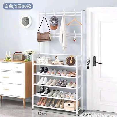 Multi function shoe  , Hat and cloth hanger  rack . image 2