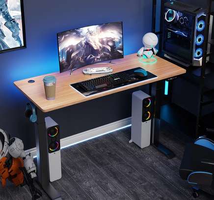 Office Desk : Height Adjustable Electrical Hackers Desk image 6