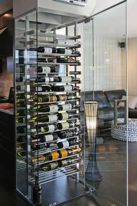 Alluminium & glass wine racks both domestic & commercial. image 3