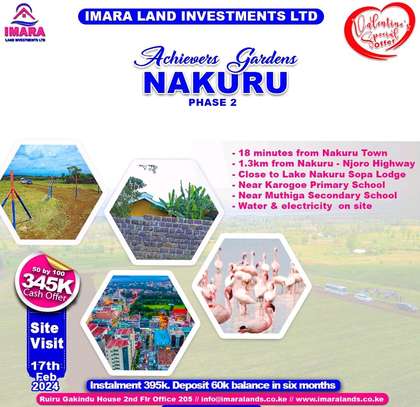 Nakuru plots for sale. image 1