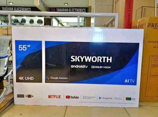 55 Skyworth smart UHD Television +Free TV Guard image 1