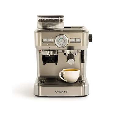 Integrated Grinder Espresso Maker With Water Tank image 1