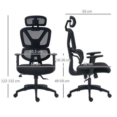 Office Chair: Remote Work Orthopedic High Back Chairs image 5