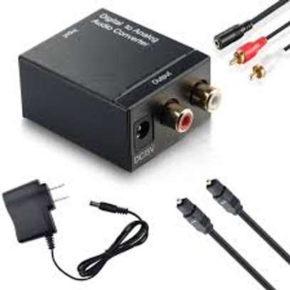 Digital to Analog Audio Converter DIF Optical Coax to Analog image 1