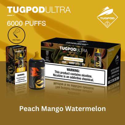 TUGBOAT ULTRA 6000 Puffs Vape - Peach Mango Watermelon image 1
