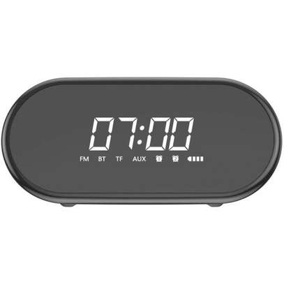 BASEUS ENCOK E09 WIRELESS SPEAKER WITH DUAL ALARM CLOCK & FM image 1