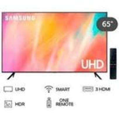 Samsung 65'' 4K CRYSTAL ULTRA HD SMART TV, YOUTUBE 65AU7700 image 1
