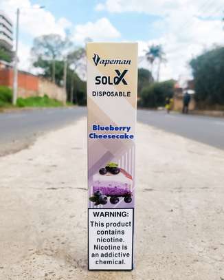 Solo X 1500 puffs vape (Blueberry cheesecake) image 1