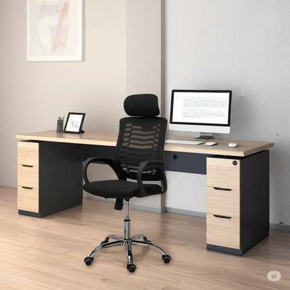 Office Chair: Home Office Gaming Headrest image 1