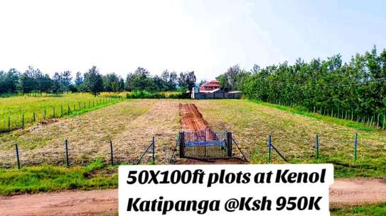 50X100ft PLOTS FOR SALE AT KENOL KATIPANGA image 1