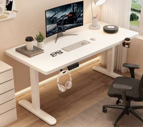 Office Desk : Electric Height Lift Smart Computer Desk image 10