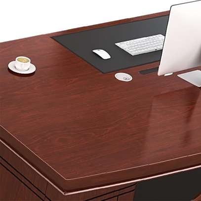 Office Desk: 200cm Mahogany Executive Desk image 3