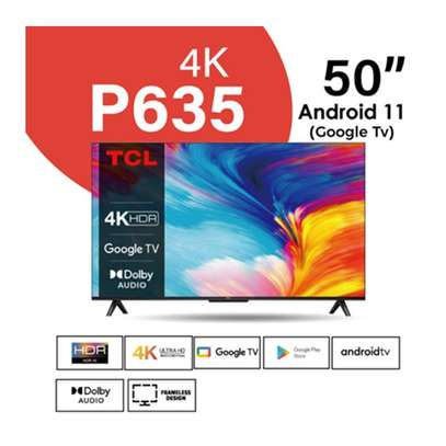 TCL 50P635 50” FRAMELESS 4K ULTRA HD GOOGLE TV image 3