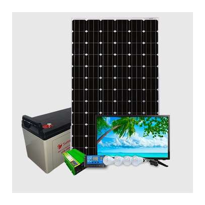 Solarmax Solar System Full Kit 150w + 32 " tv image 1
