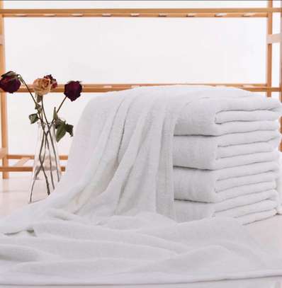 Camel Whit cotton towels image 2