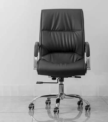 Premium High Back Leather Office Seat image 6