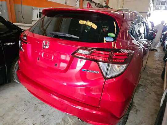 Honda Vezel Hybrid red colour 2016 image 1