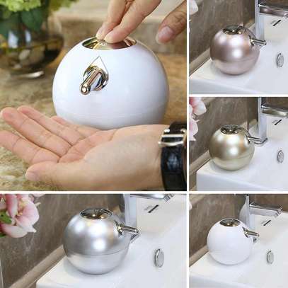 Elegant top press soap pot dispenser image 1