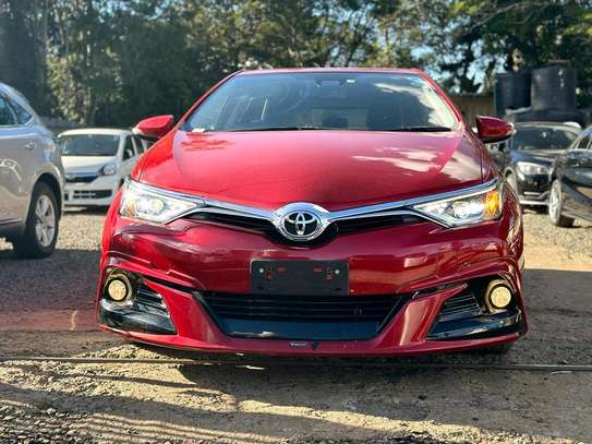 Toyota Auris Red color 2016 model New shape image 1