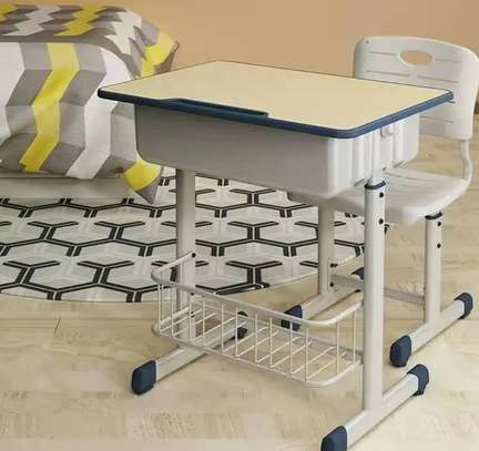 Kid's Desk: Adjustable Kid's Desk & Chair Study Set image 1