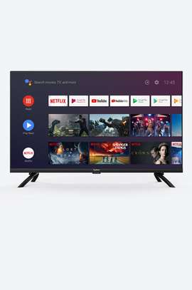 Syinix 32 Smart Android Frameless Tv with Bluetooth Enabled. image 1