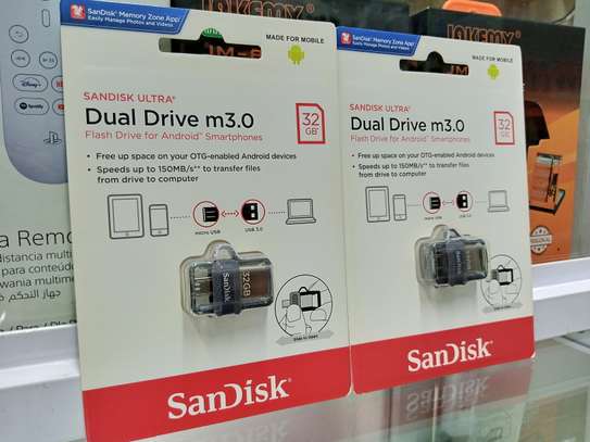 Sandisk High Speed Ultra Dual - USB 3.0 OTG - 32GB Flashdisk image 1