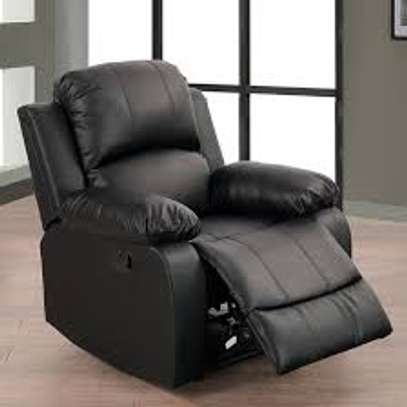 Leather Recliner Single Sofa Coach image 4