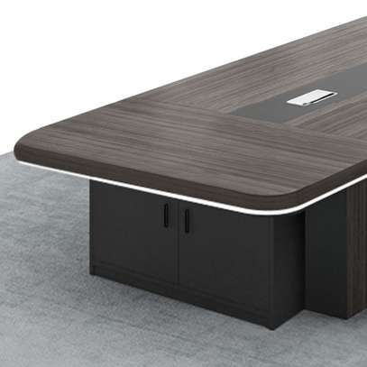 Grey 3-Meter Wooden Boardroom Table image 5
