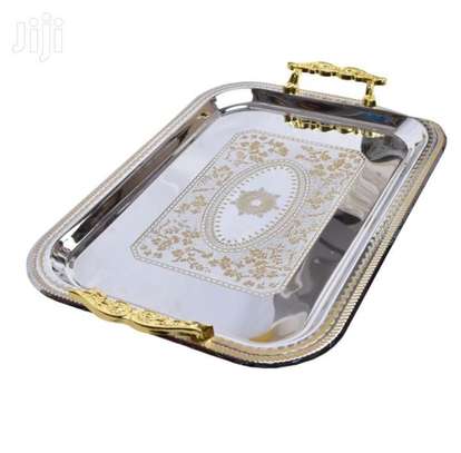Stainless Steel Serving Tray image 1
