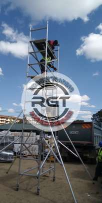 ALUMINIUM SCAFFOLD TOWER+ACCESSORIES FOR SALE image 2